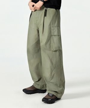 [여름용] VLAD 커브드 밴딩 카고 팬츠_카키
