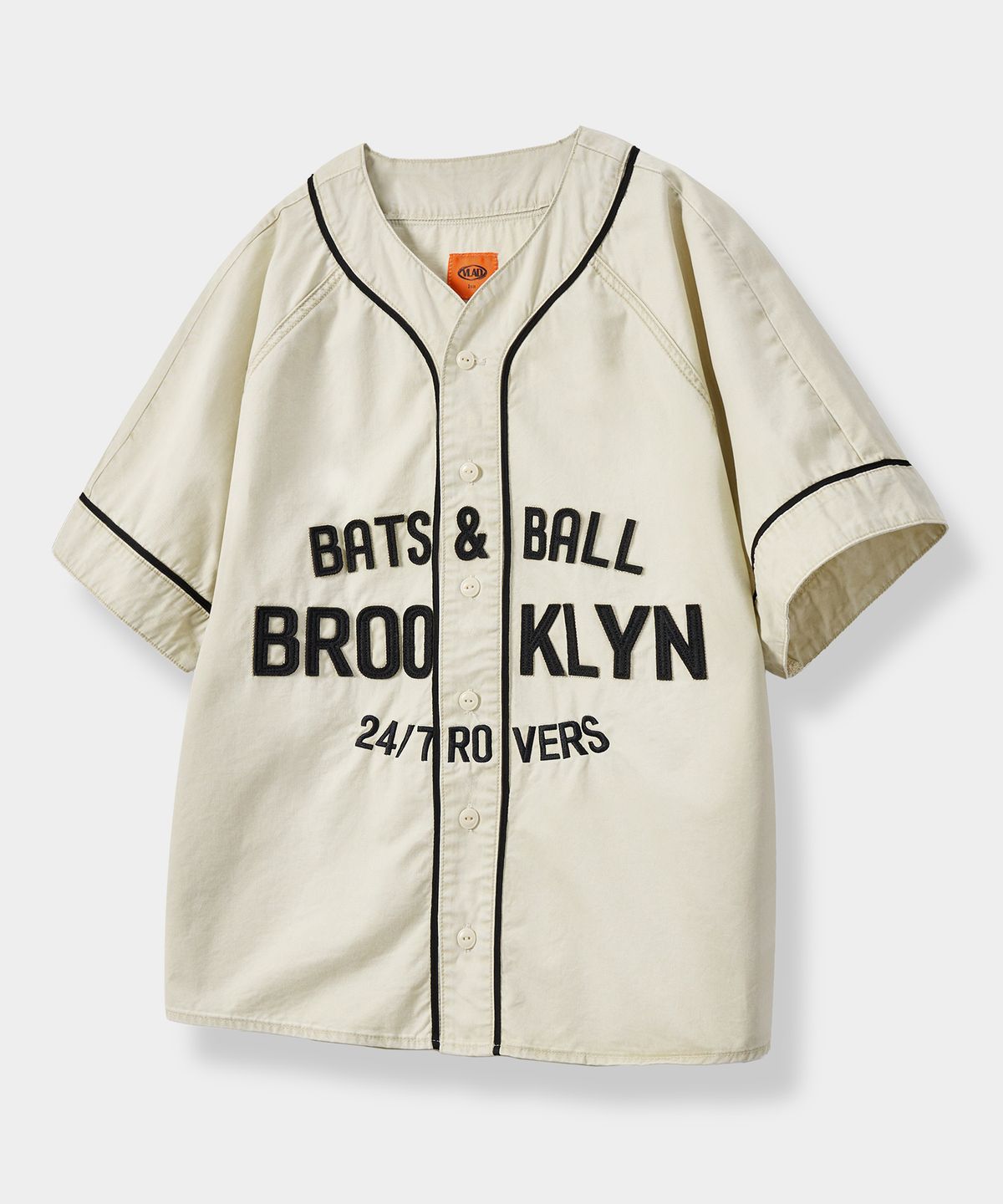 디미트리블랙(DIMITRI BLACK) VLAD 24/7 Brooklyn 베이스볼 셔츠_크림