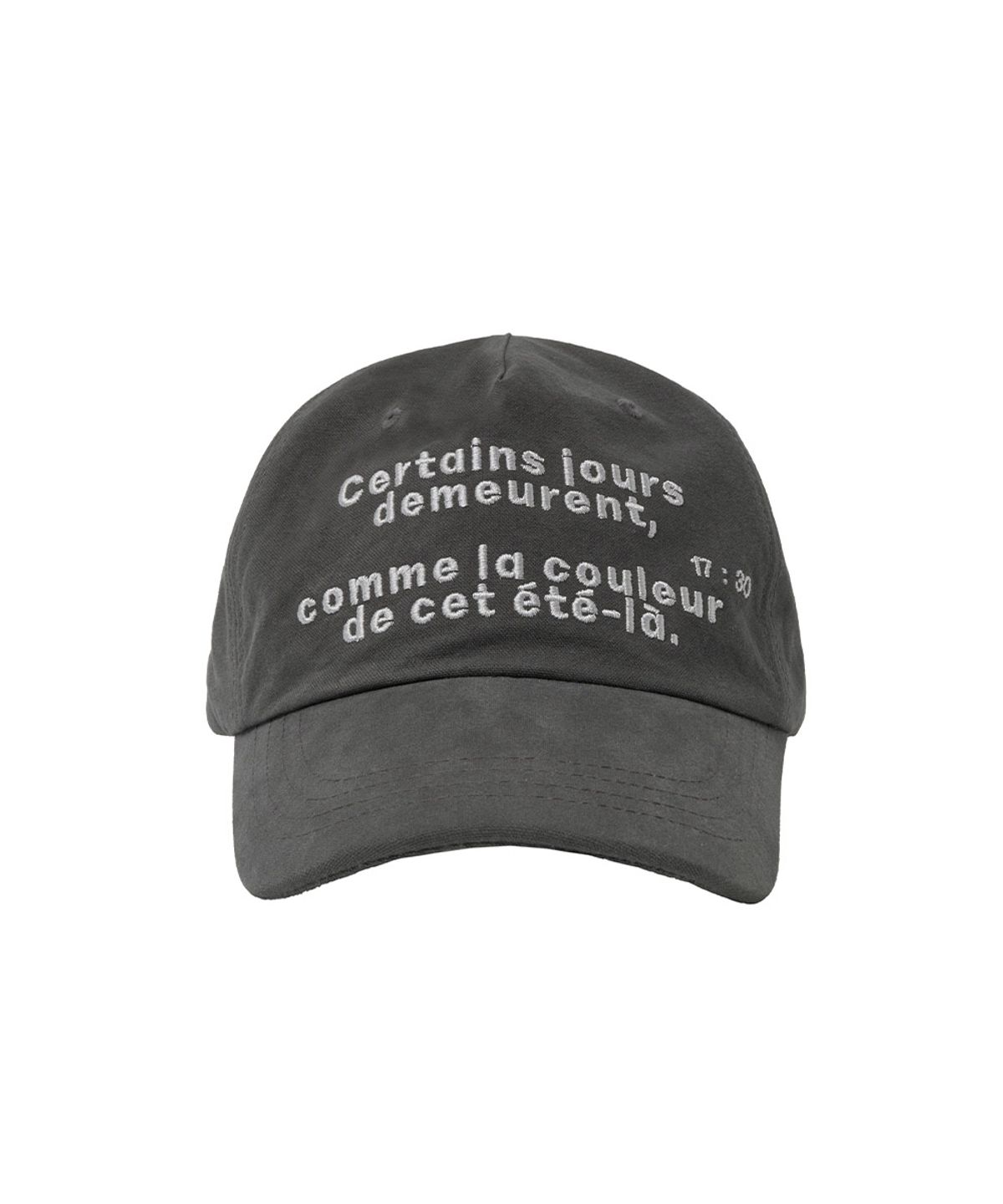 미세키서울 맨(MISEKISEOUL MEN) Comme la 5pannel cap CHARCOAL