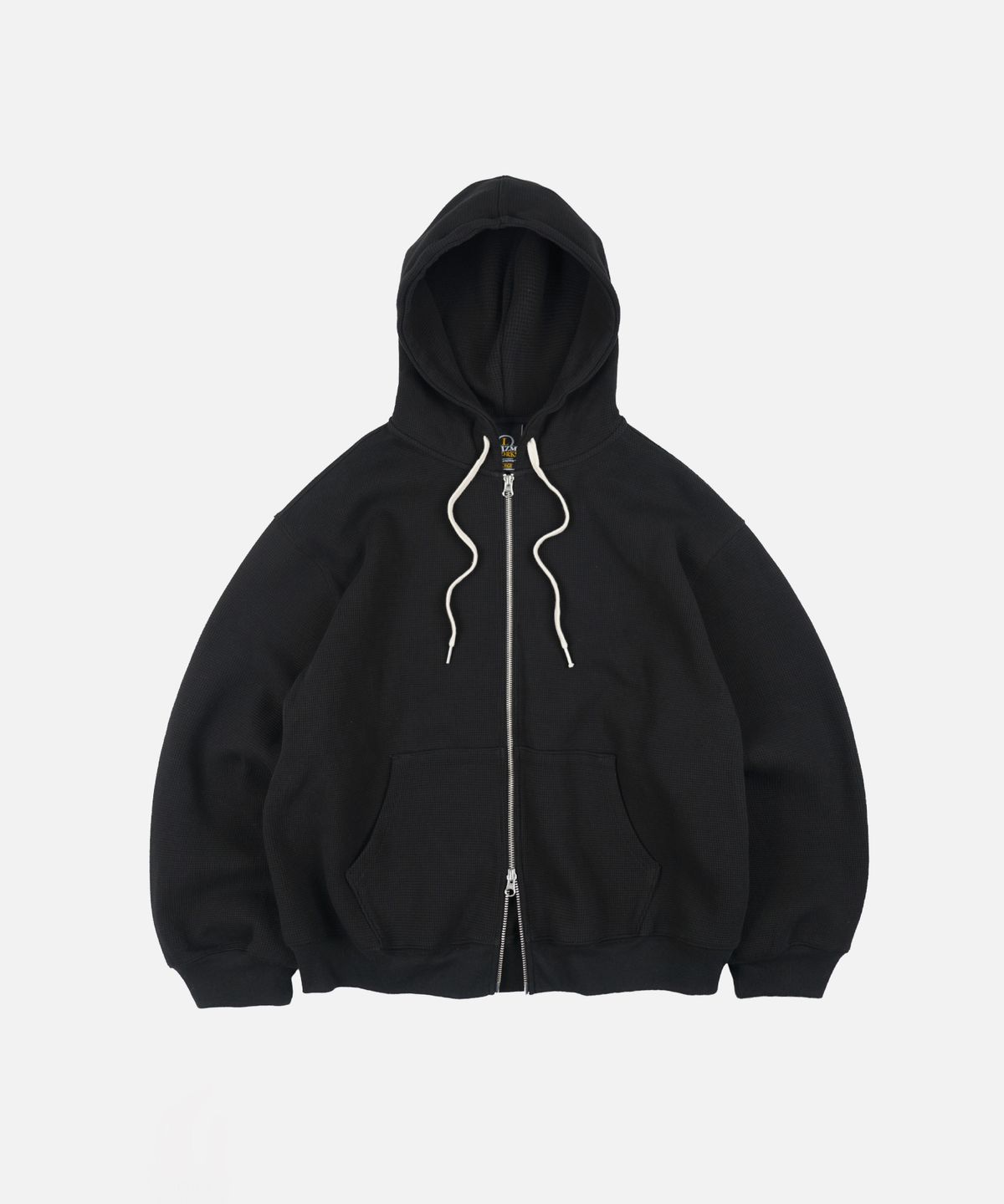 프리즘웍스(FRIZMWORKS) WAFFLE HOOD ZIP UP PARKA _ BLACK