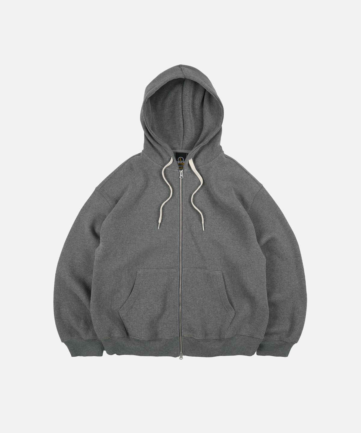 프리즘웍스(FRIZMWORKS) WAFFLE HOOD ZIP UP PARKA _ GRAY