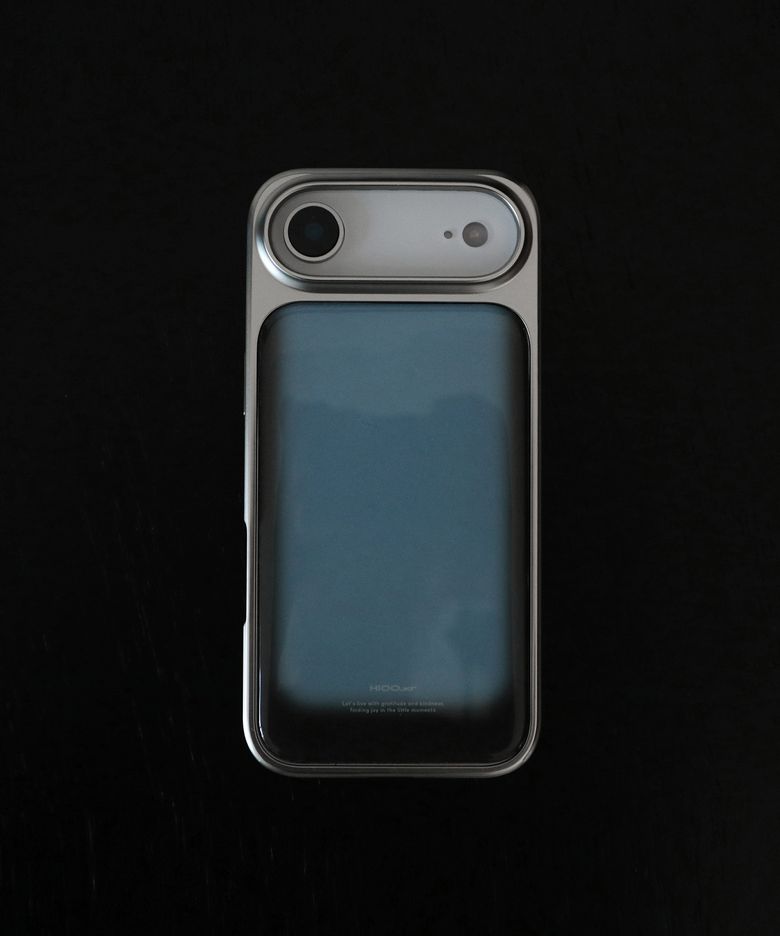 syrup silver epoxy case - blue. (실버 에폭시 범퍼 케이스)