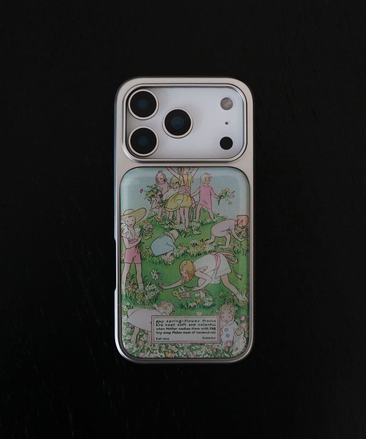 하이우(HIOO) Fab silver epoxy case. (실버 에폭시 범퍼 케이스)