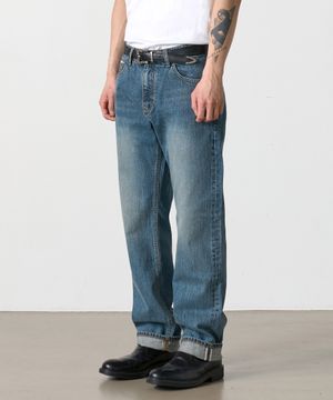 DEN0942 Selvedge Straight Fit (Archive Mid Blue)