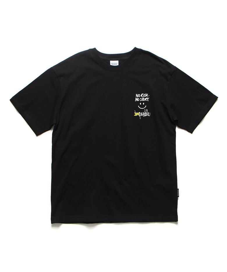 노스토리 오버핏 티셔츠 블랙 (NO STORY T-SHIRT BLACK)