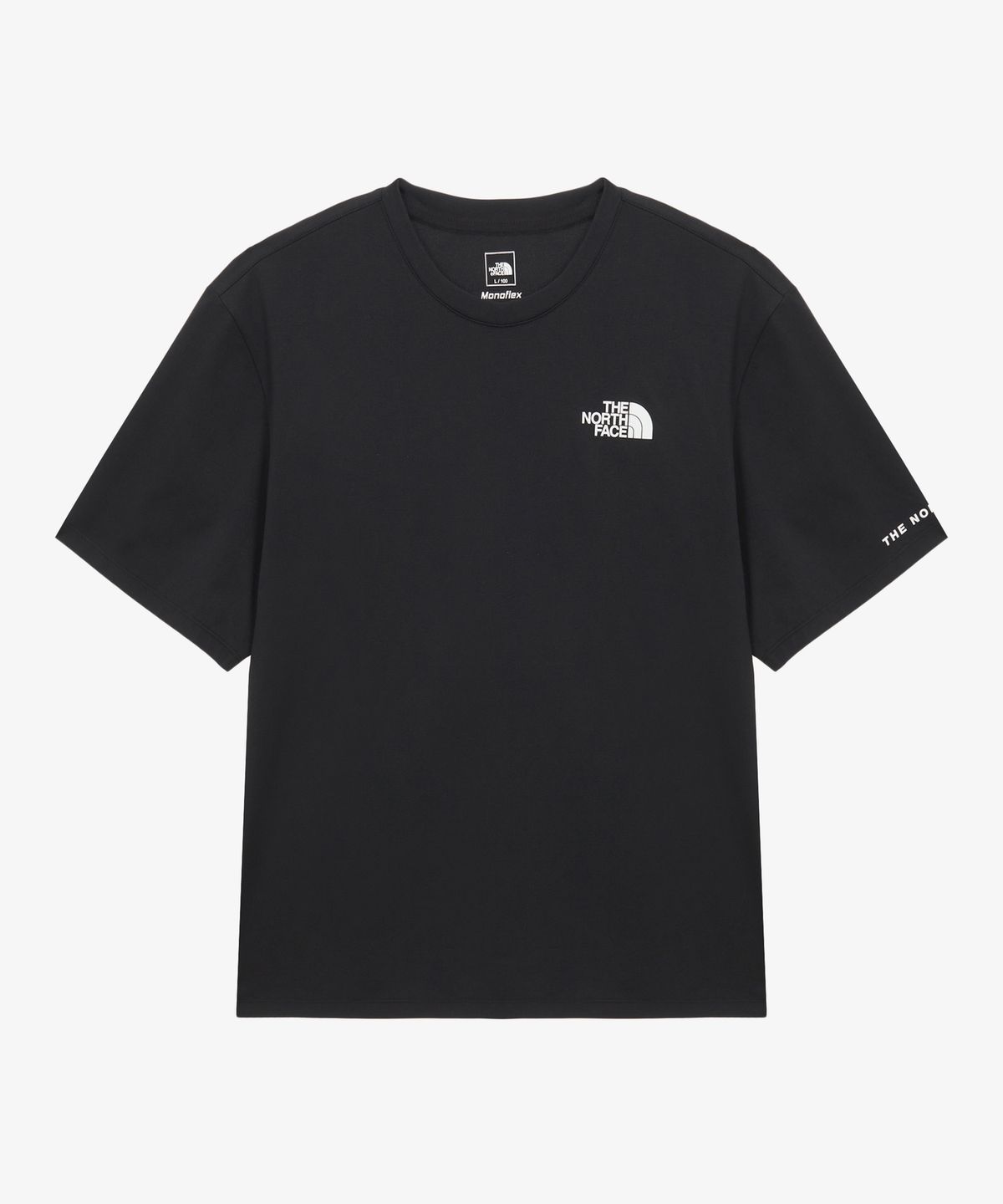 노스페이스(THE NORTH FACE) NT7US02A 리즈 반팔 티 BLACK