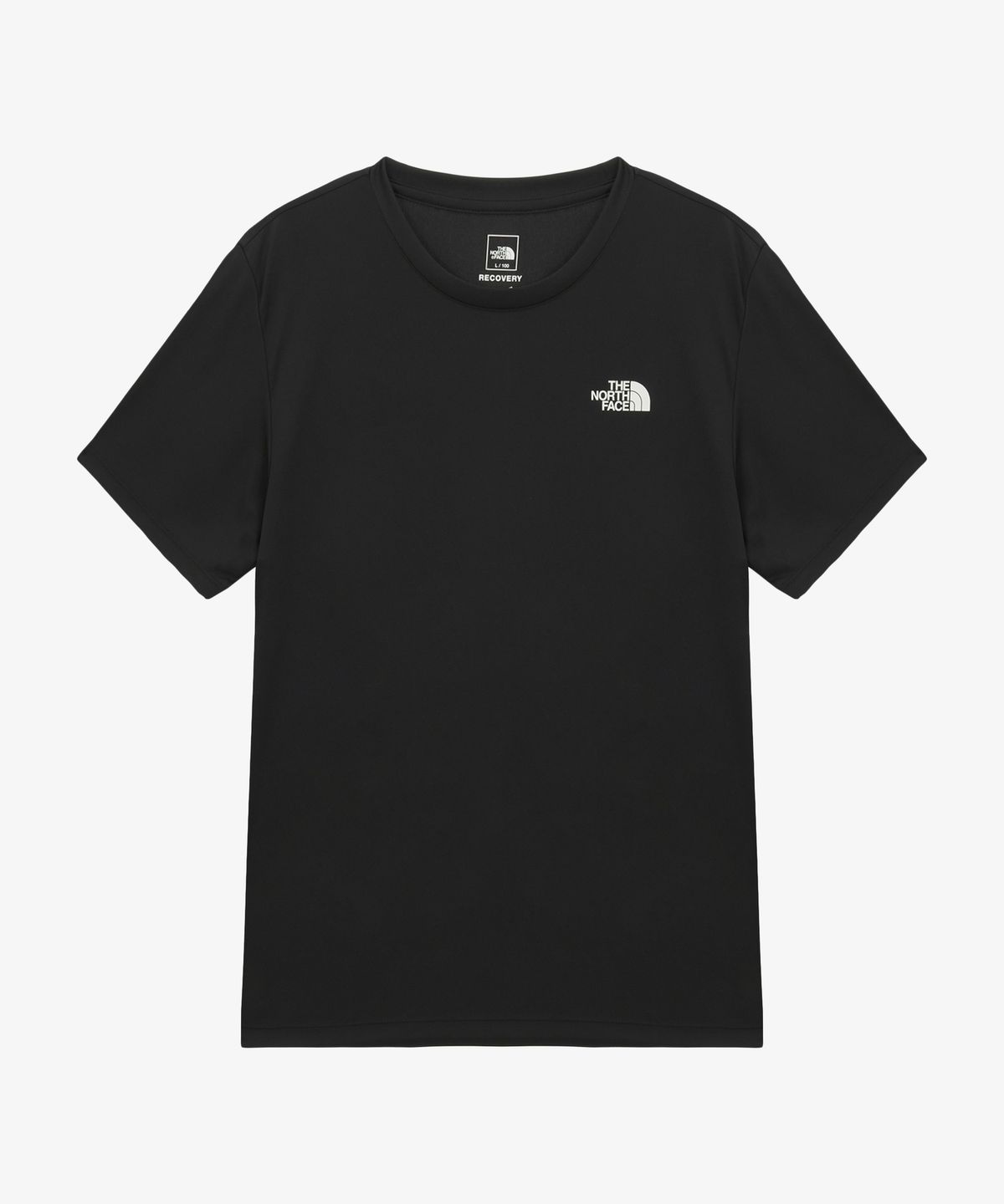 노스페이스(THE NORTH FACE) NT7US57A 남성 리커버리 반팔 티 BLACK