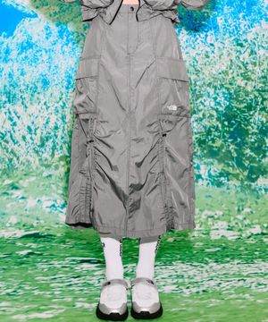 NK6NS34K 화이트라벨 여성 쉘던 스커트 COOL GRAY