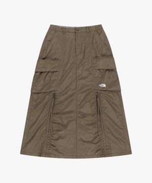 NK6NS34L 화이트라벨 여성 쉘던 스커트 COCOA BROWN