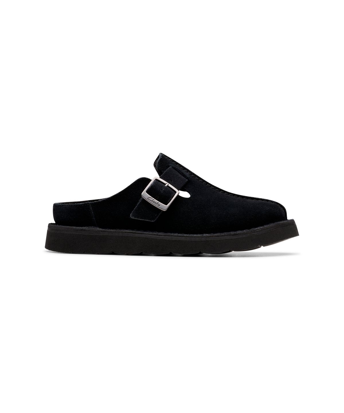 클락스 오리지널스(CLARKS ORIGINALS) (여성) 솔리버리 뮬 - 블랙 스웨이드 / 26184167