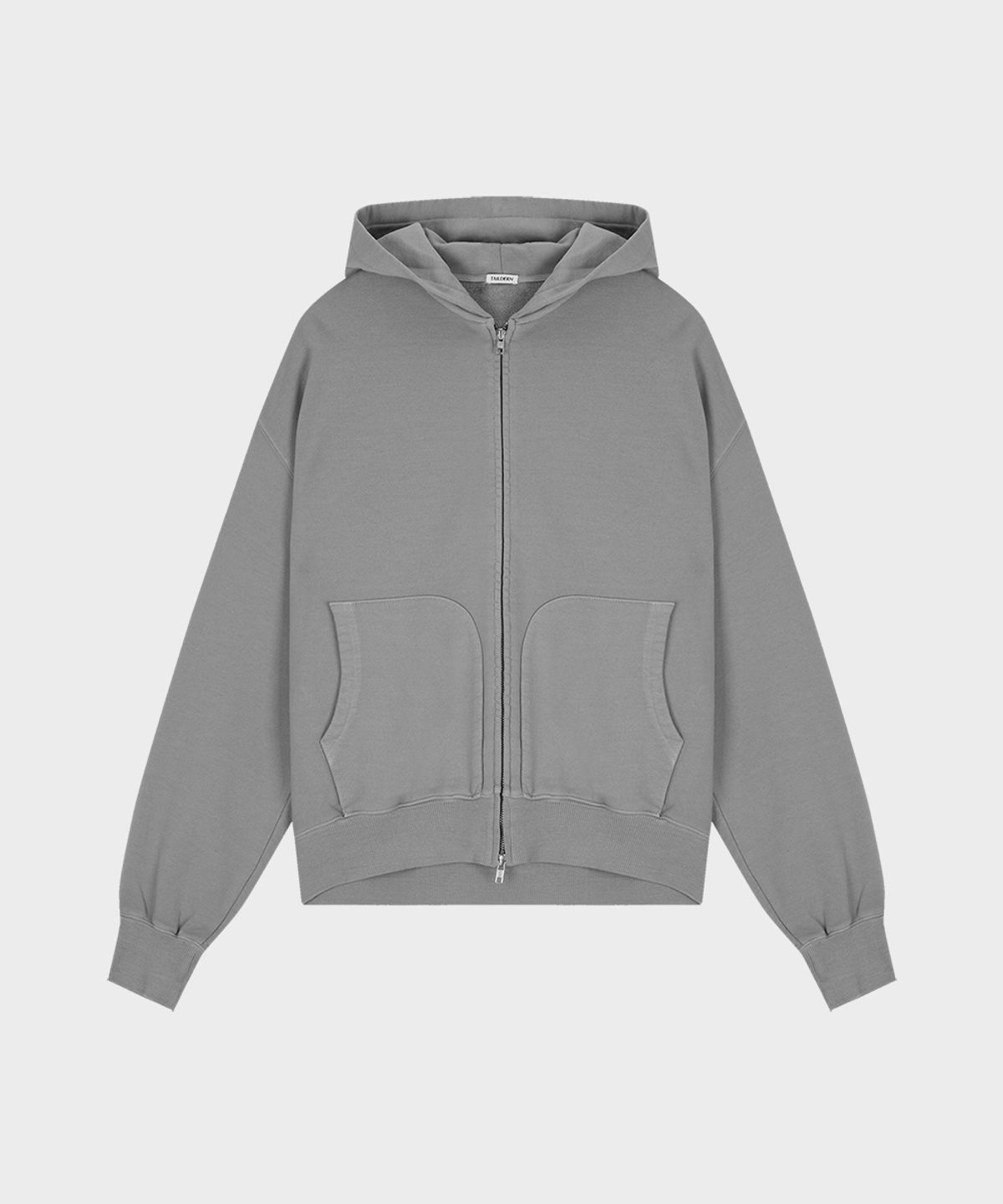 테일던(TAILDERN) Cotton Zip-up Hoodie Grey