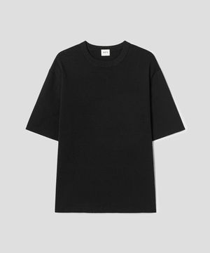 Cotton Crewneck Sweater  Black