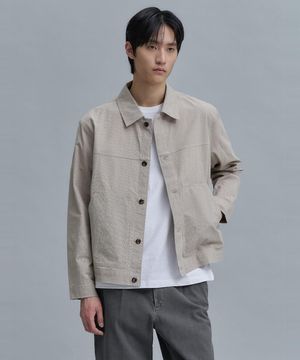 Lightweight Coverall Jacket  Beige