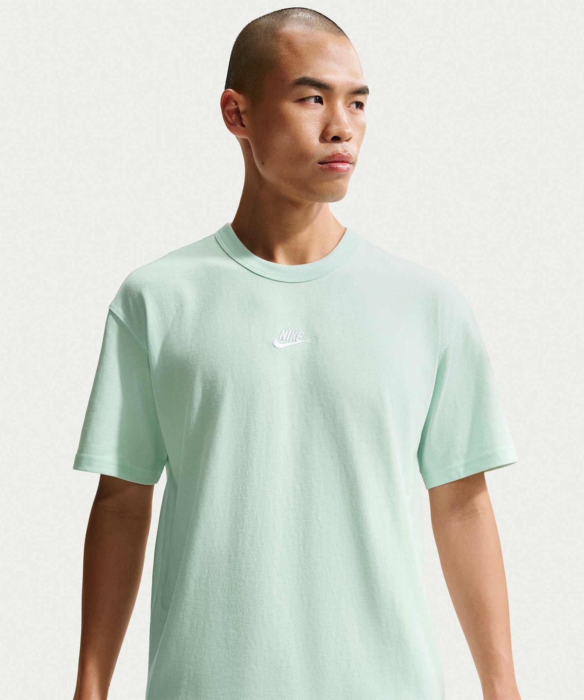 나이키(NIKE) 스포츠웨어 프리미엄 에센셜 티셔츠 M - 배얼리 그린 / IH1122-394