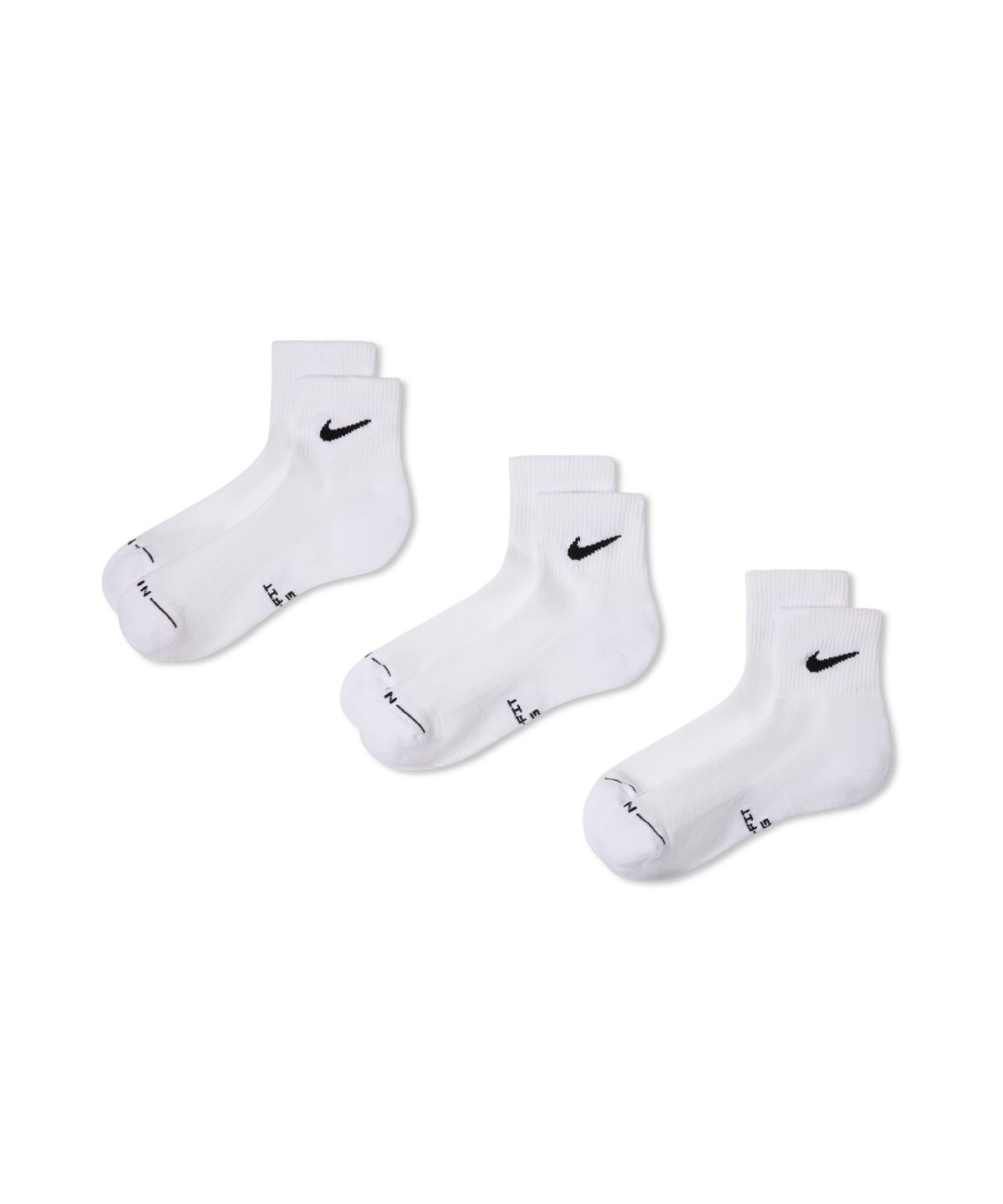 나이키(NIKE) 에브리데이 엘리베이티드 앵클 삭스(3켤레) - 멀티컬러 / HQ8030-901