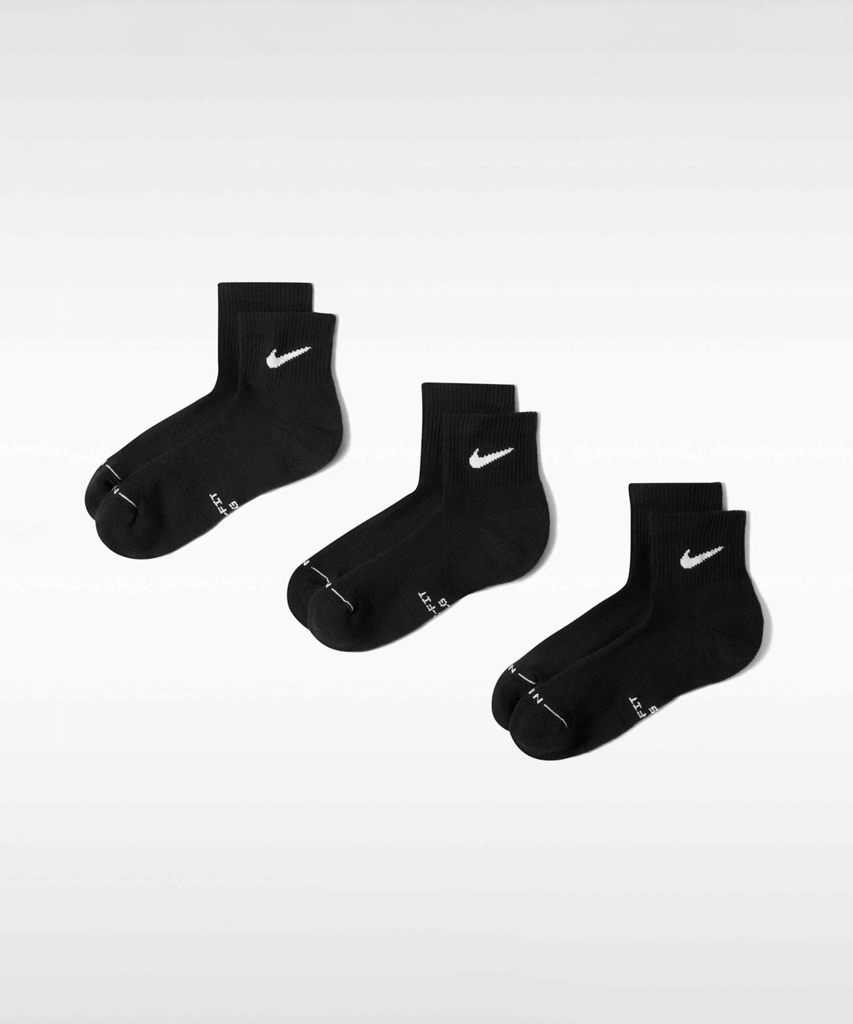 나이키(NIKE) 에브리데이 엘리베이티드 앵클 삭스(3켤레) - 멀티컬러 / HQ8030-902