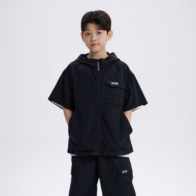 K262UJP810 어드벤처 에어로벤트 벤틸 후드 점퍼 CARBON BLACK