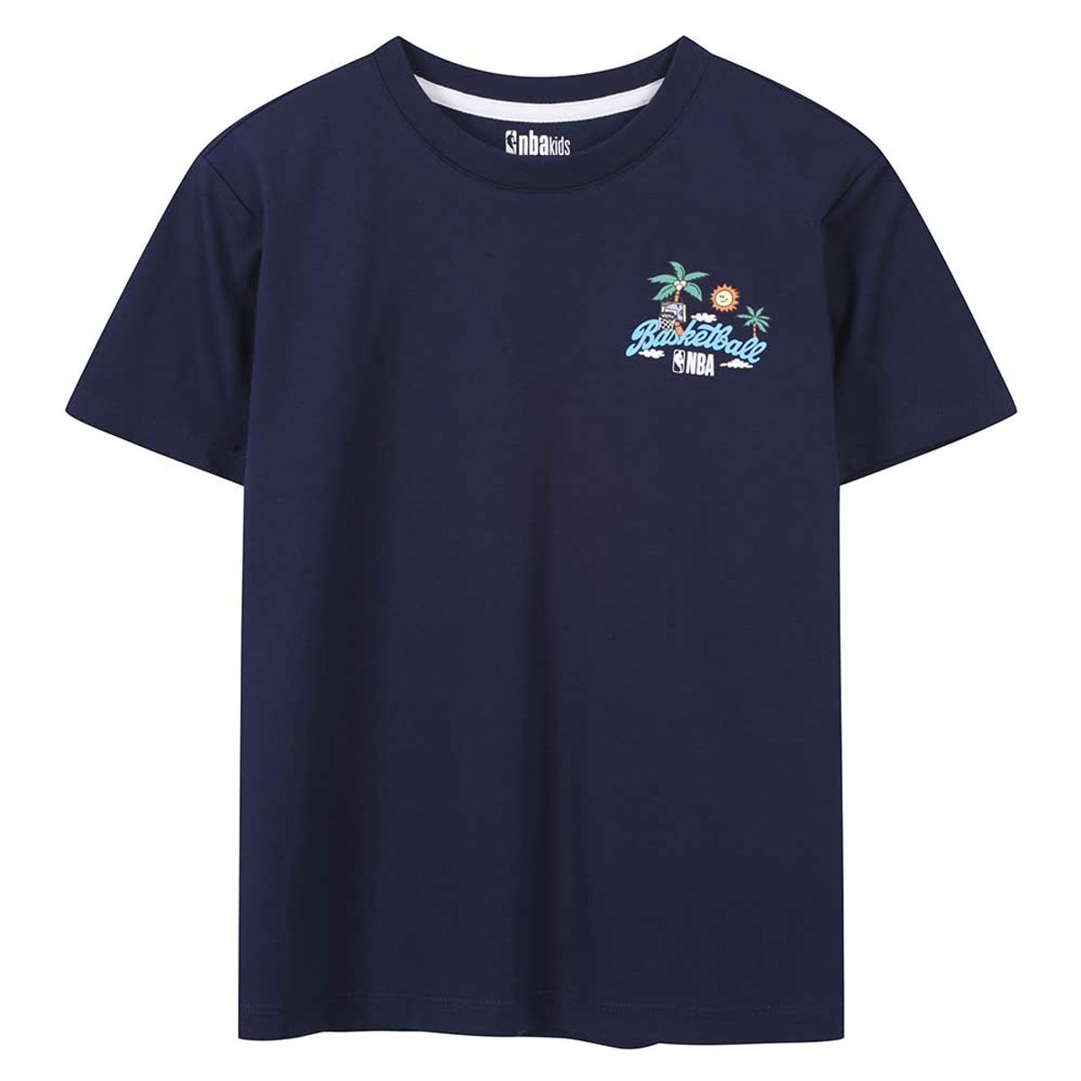 엔비에이 키즈(NBA KIDS) NBA 홀리데이 그래픽 반팔 티셔츠(K262TS220P) 네이비