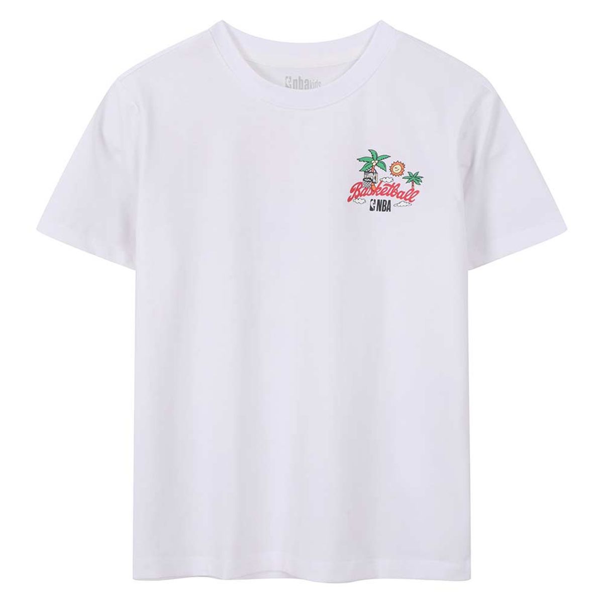 엔비에이 키즈(NBA KIDS) NBA 홀리데이 그래픽 반팔 티셔츠(K262TS220P) 화이트