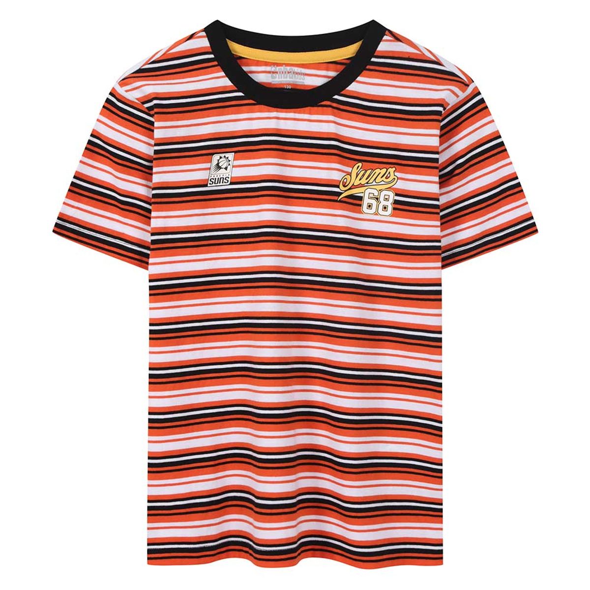 엔비에이 키즈(NBA KIDS) 팀 어센틱 멀티스트라이프 반팔티(K262TS071P) 블랙