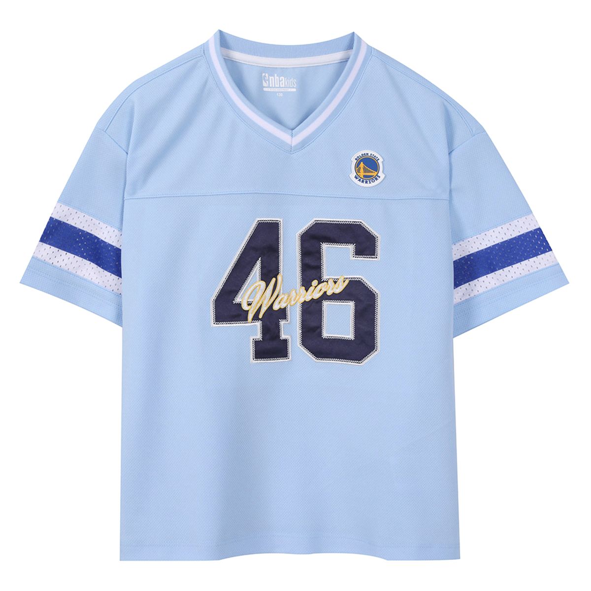 엔비에이 키즈(NBA KIDS) 팀 어센틱 루즈핏 스포티메쉬 반팔티 (K262TS061P) 라이트 블루