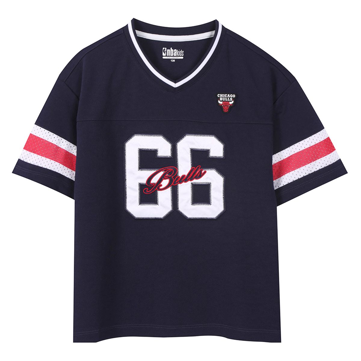 엔비에이 키즈(NBA KIDS) 팀 어센틱 루즈핏 스포티메쉬 반팔티 (K262TS061P) 네이비