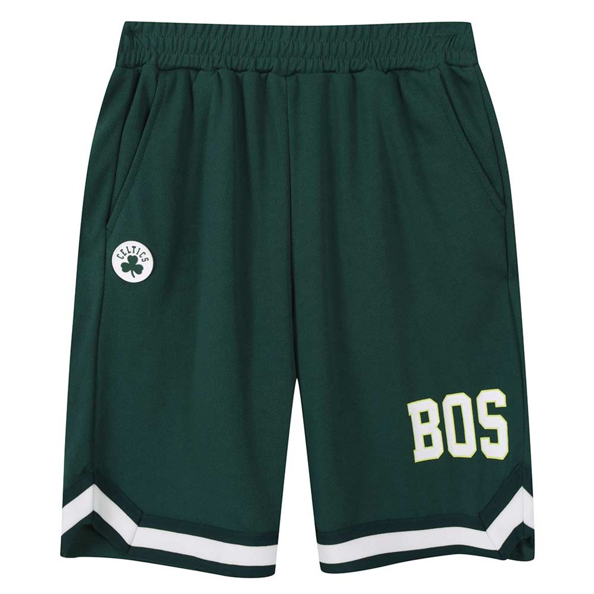 엔비에이 키즈(NBA KIDS) 팀 어센틱 메쉬 버뮤다 6부 팬츠(K262TP060P) 그린