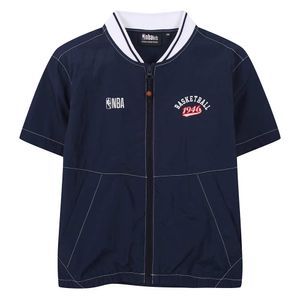 바시티 포인트 반팔 바람막이(K262JP100P) 네이비