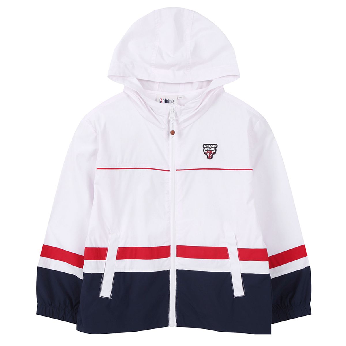 엔비에이 키즈(NBA KIDS) 팀 어센틱 컬러블럭 바람막이(K262JP010P) 네이비