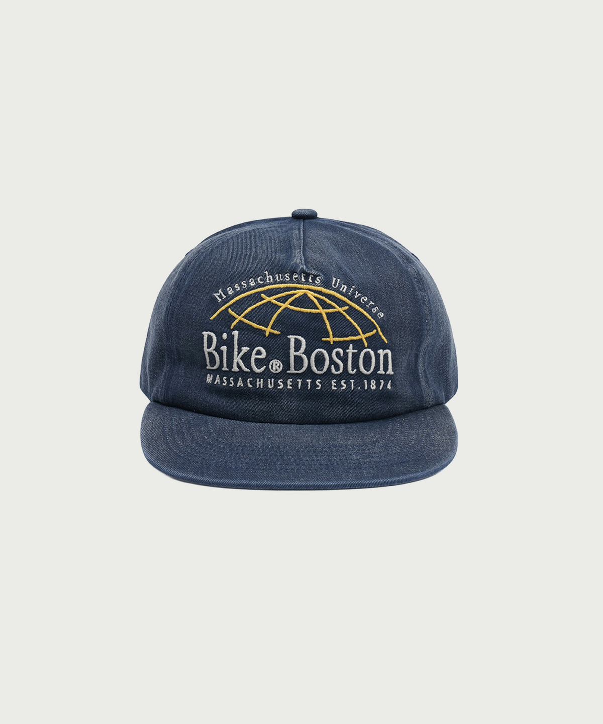 바이크(BIKE) 보스턴 매사추세츠 5패널 캡 네이비
