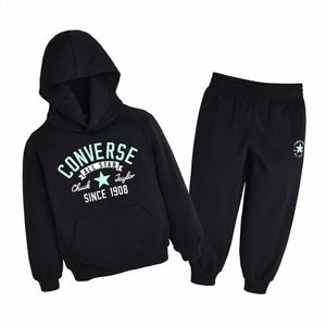 컨버스레트로FT후디조거세트 (토들러) 블랙