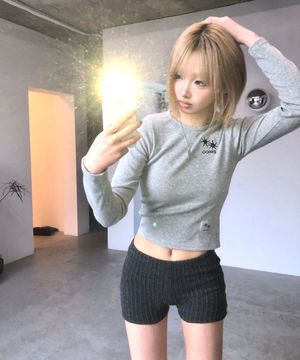 소르엔 사이드 버튼 롱 슬리브 티 (3컬러)