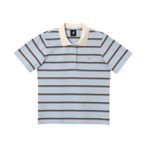 우먼스 스트라이프 피케 셔츠 1731 라이트블루