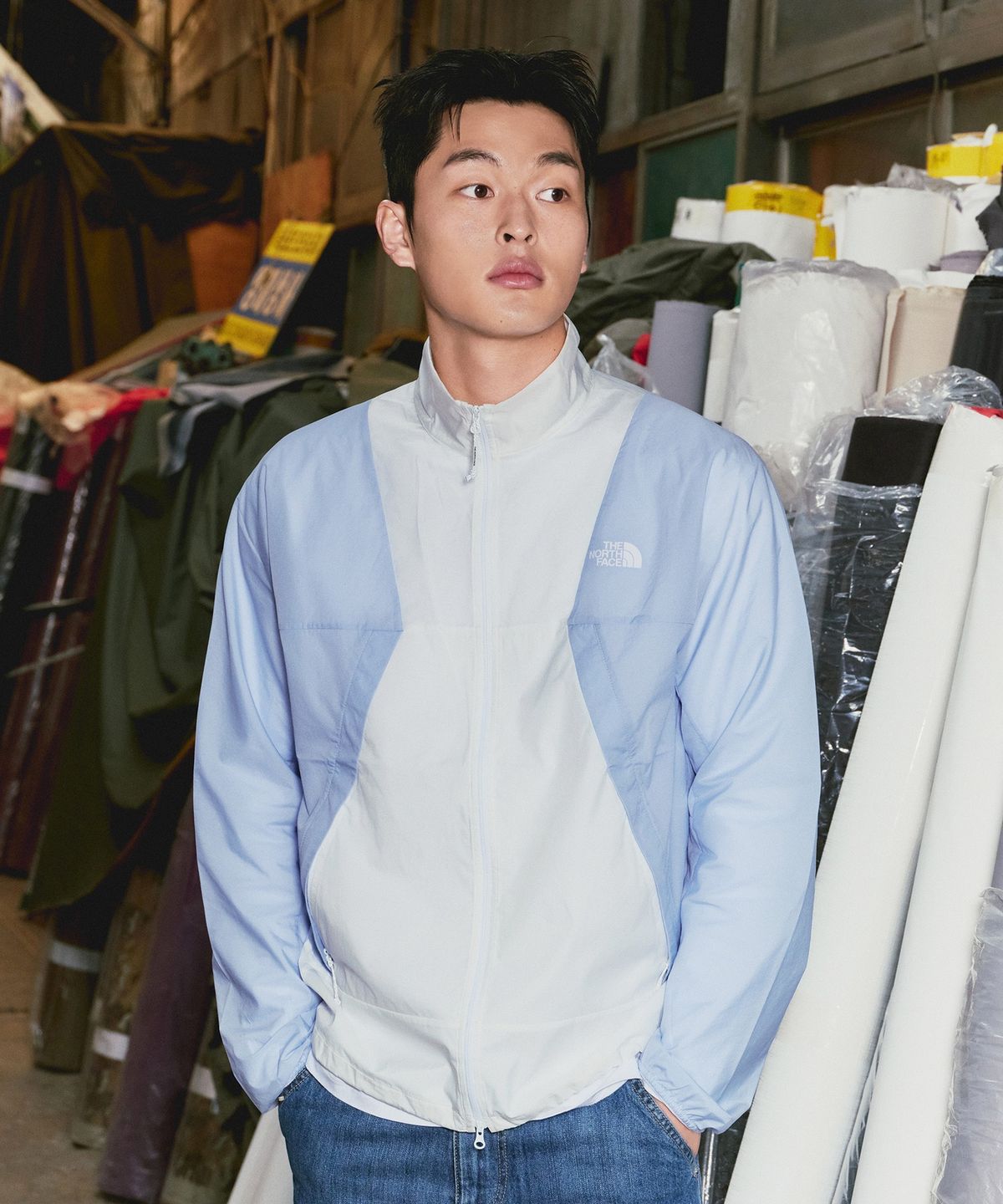 노스페이스(THE NORTH FACE) NJ3LS03K 화이트라벨 엘른 자켓 WHITE