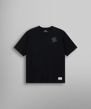 릴랙스드 레이디 럭 티셔츠 블랙