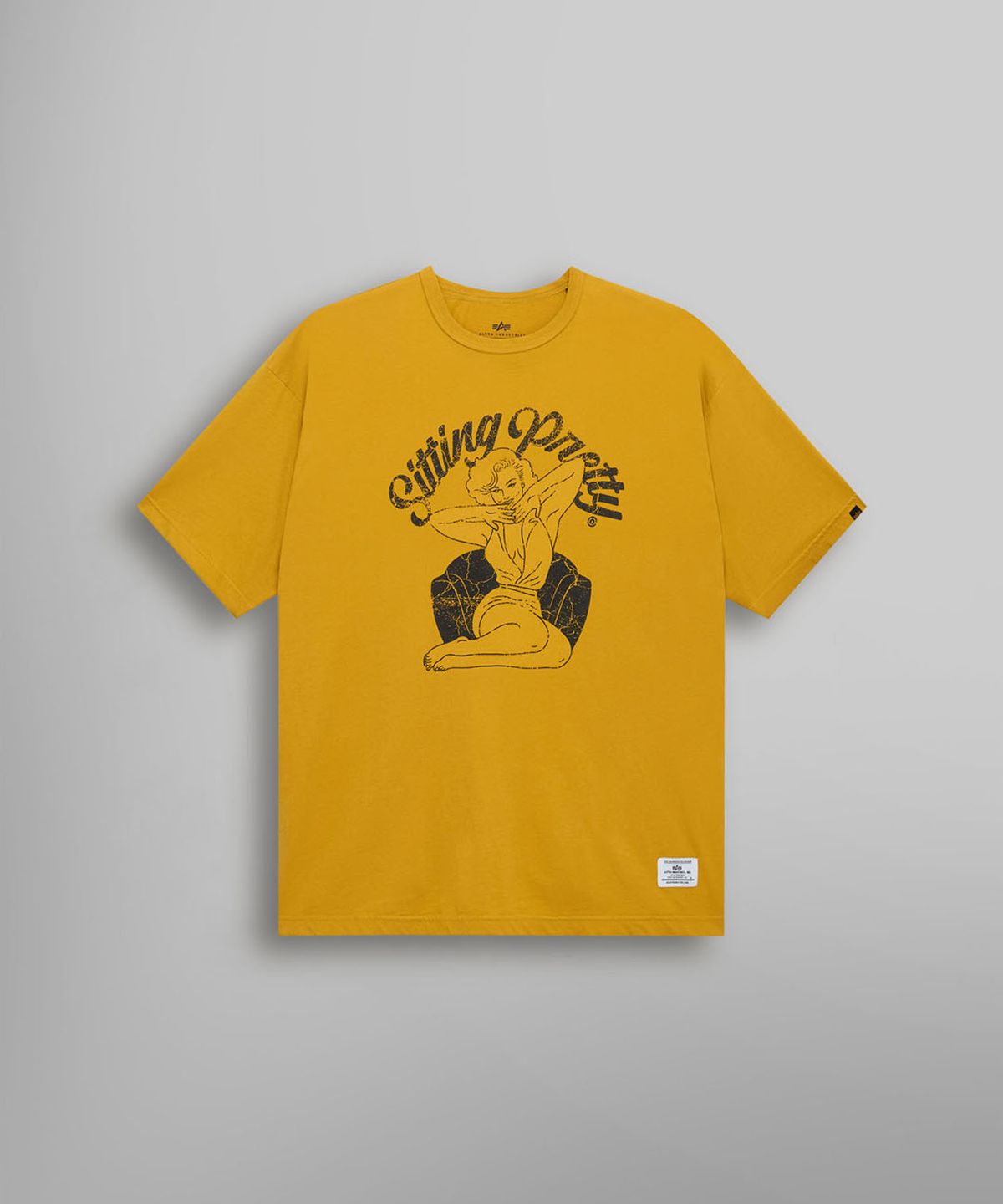 알파 인더스트리(ALPHA INDUSTRIES) 릴랙스드 시팅 프리티 티셔츠 텀블위드