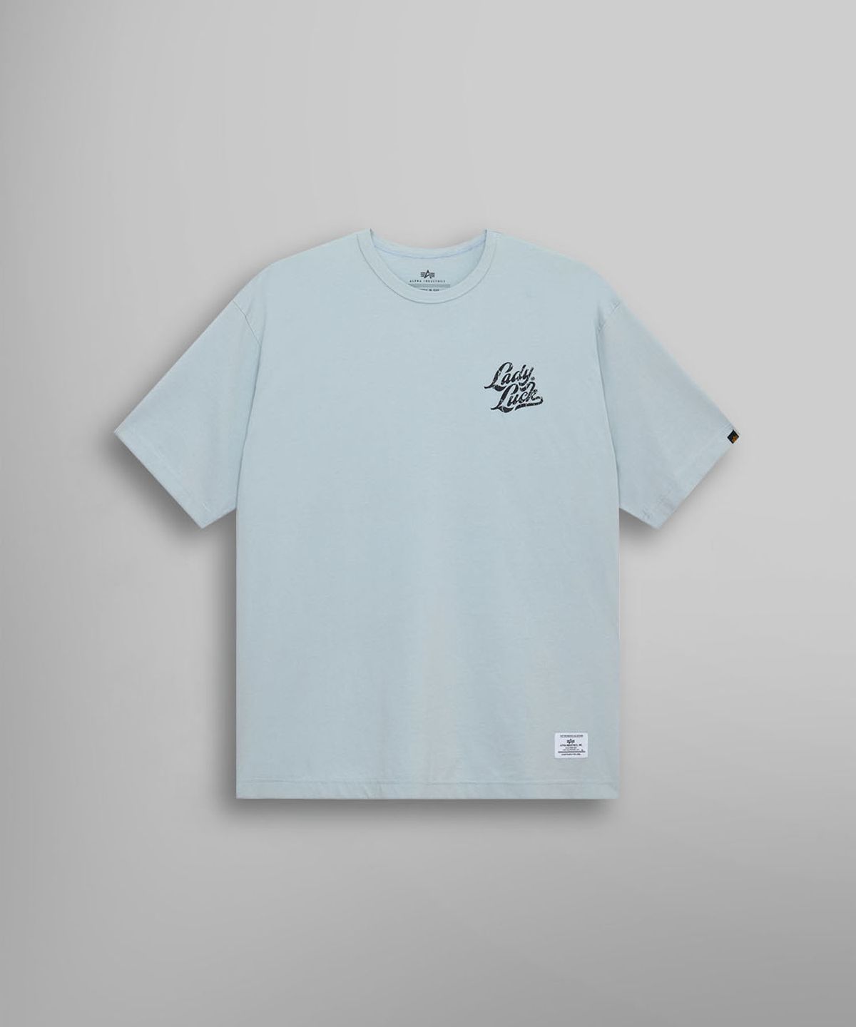 알파 인더스트리(ALPHA INDUSTRIES) 릴랙스드 레이디 럭 티셔츠 미스트