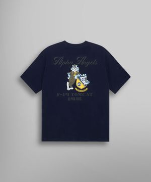 릴랙스드 알파 엔젤스 티셔츠 레플리카 블루