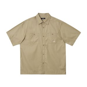 포켓 하프 셔츠 7075 베이지