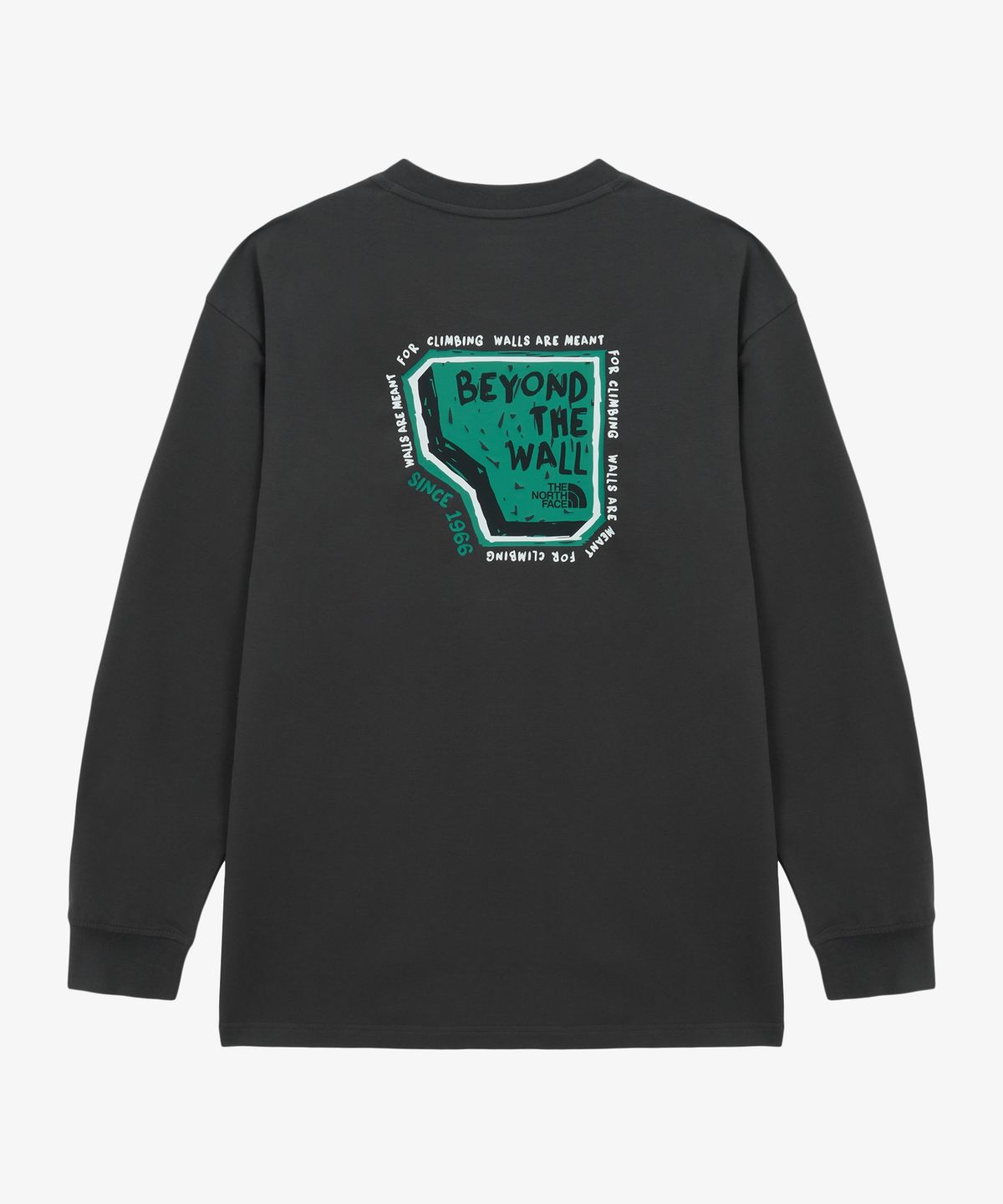 노스페이스(THE NORTH FACE) NT7TS00A 남성 오버월 긴팔 티 CHARCOAL