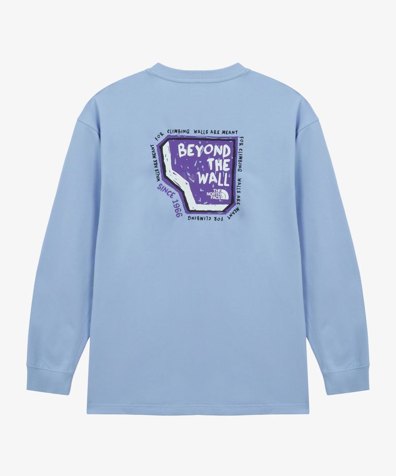 NT7TS00C 남성 오버월 긴팔 티 PASTEL BLUE