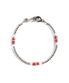 W25 METAL BEAD BRACELET (red)