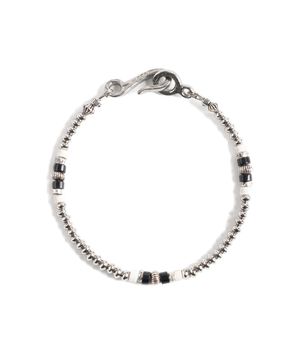 W25 METAL BEAD BRACELET (black)