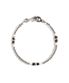 W25 METAL BEAD BRACELET (black)
