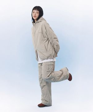[SET] Essential Two Way Light Windbreaker Set-Up_Light Gray