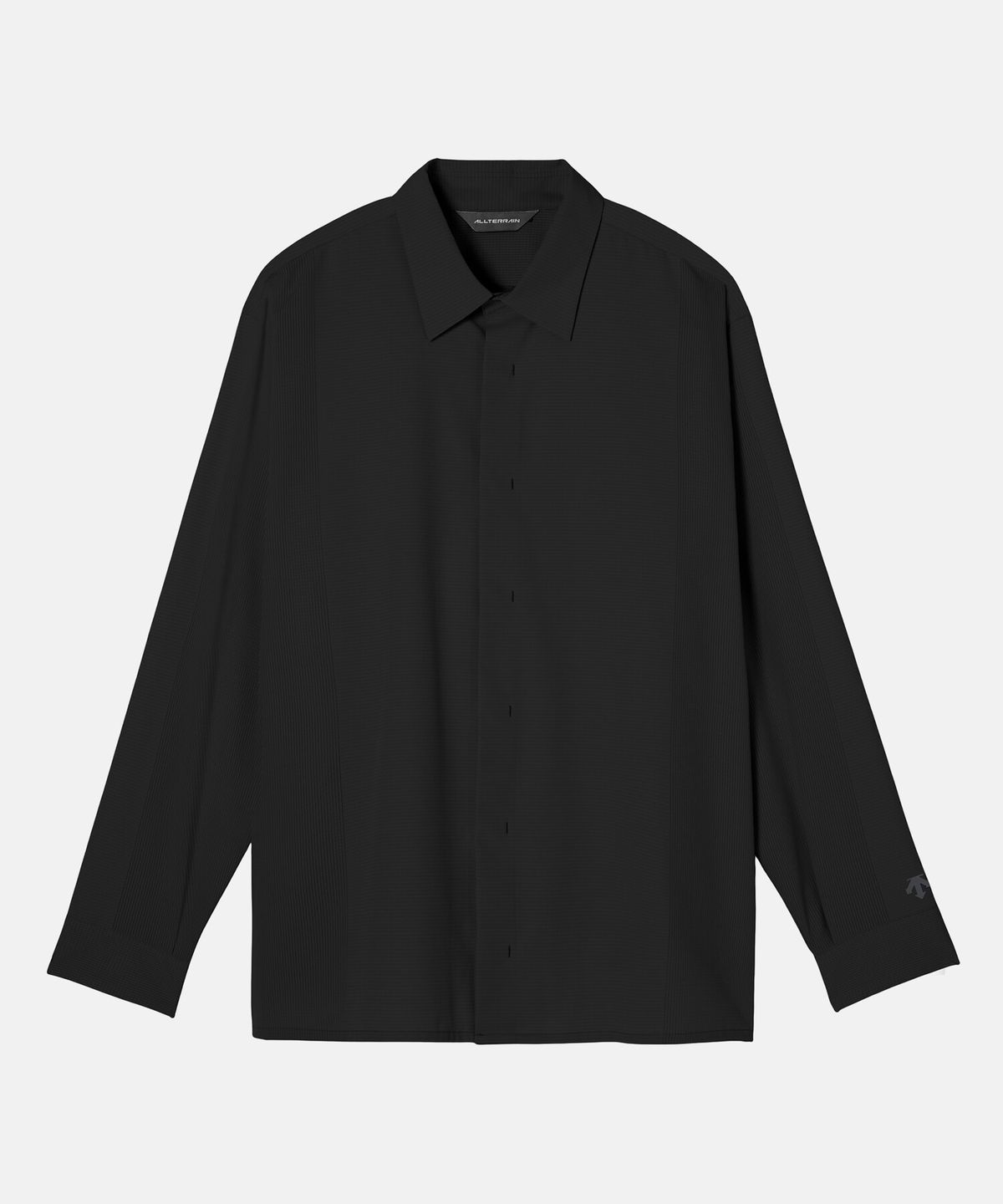 데상트(DESCENTE) [ALLTERRAIN] SCHEMATECH AIR L/S SHIRT 블랙 SR111KSR21