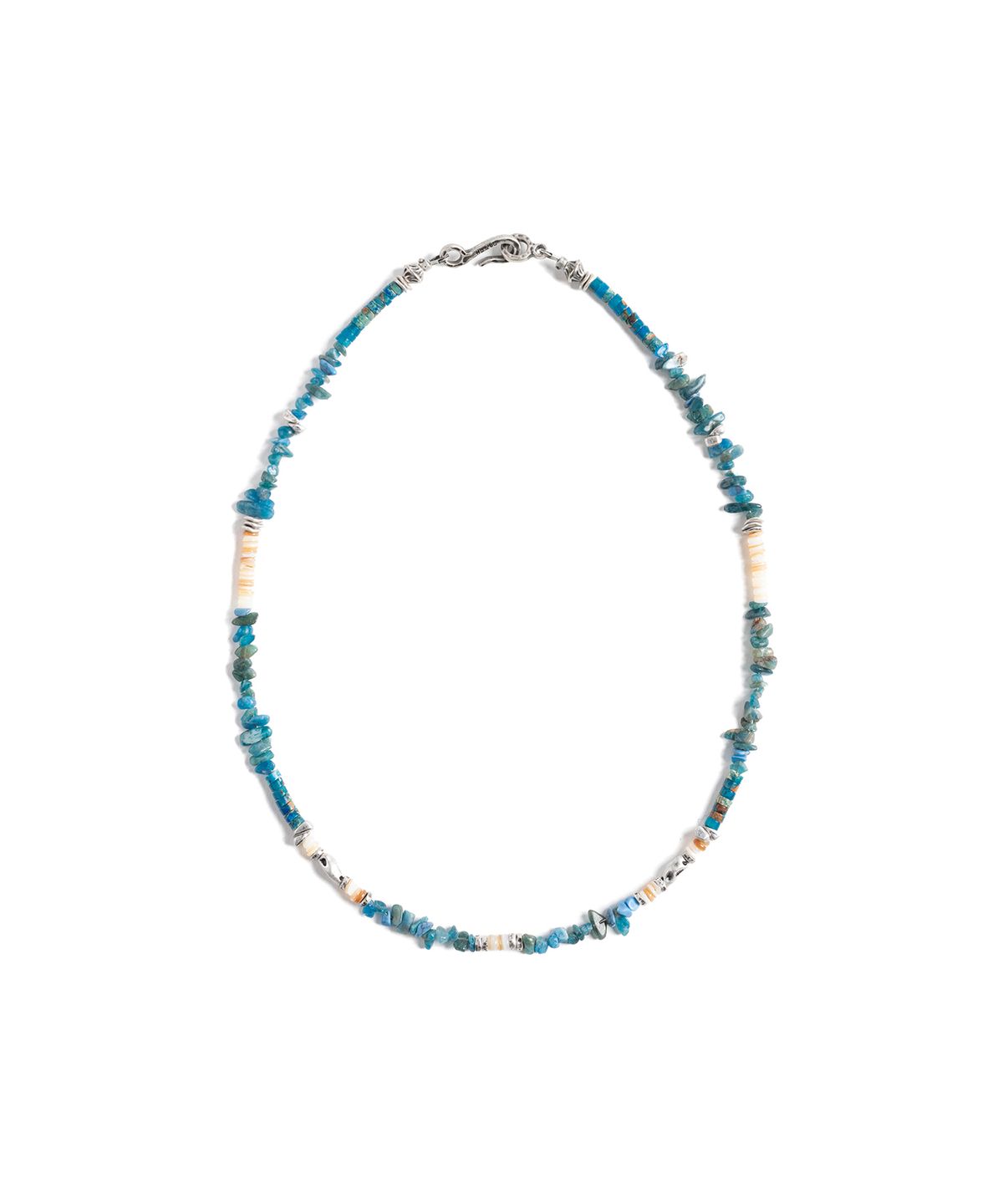 와일드 브릭스(WILD BRICKS) W25 STONE BEAD NECKLACE (blue)