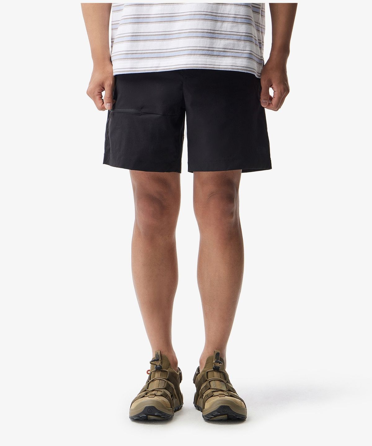 노스페이스(THE NORTH FACE) NS6NS29A 남성 베이신 쇼츠 7인치 BLACK