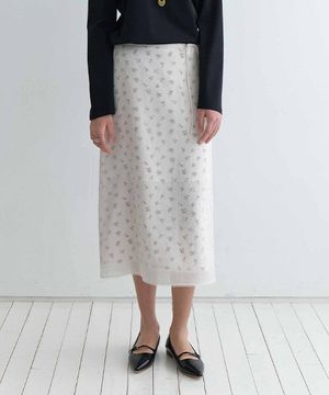 플라워 레이어드 스커트 NEW6SS219