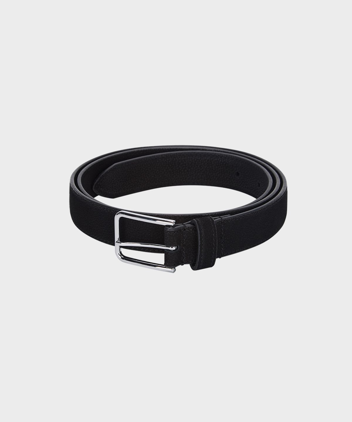 테일던(TAILDERN) Nubuck Buckle Belt Black